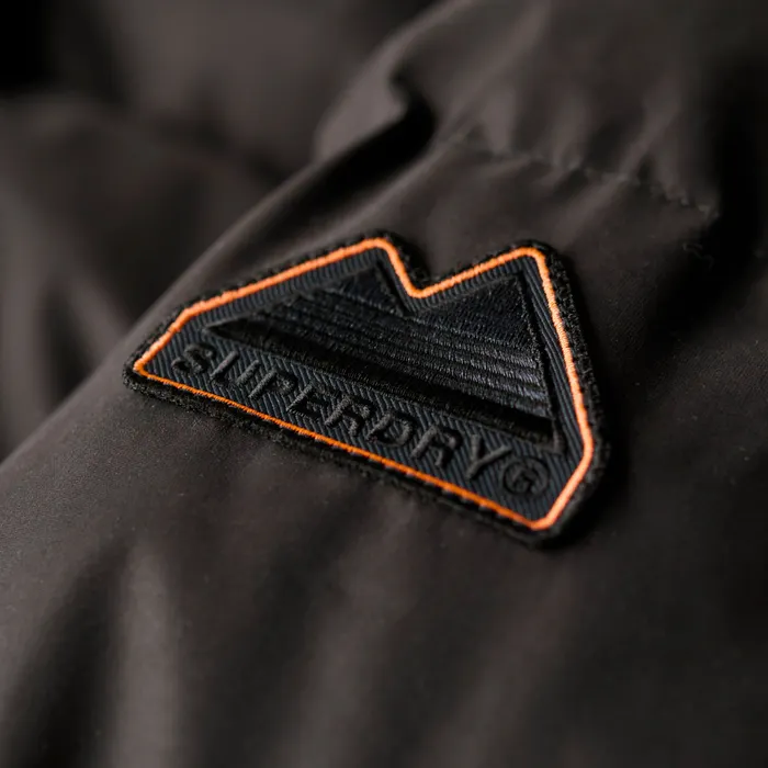 Superdry Microfibre Hooded Longline Puffer Winterjas Dames