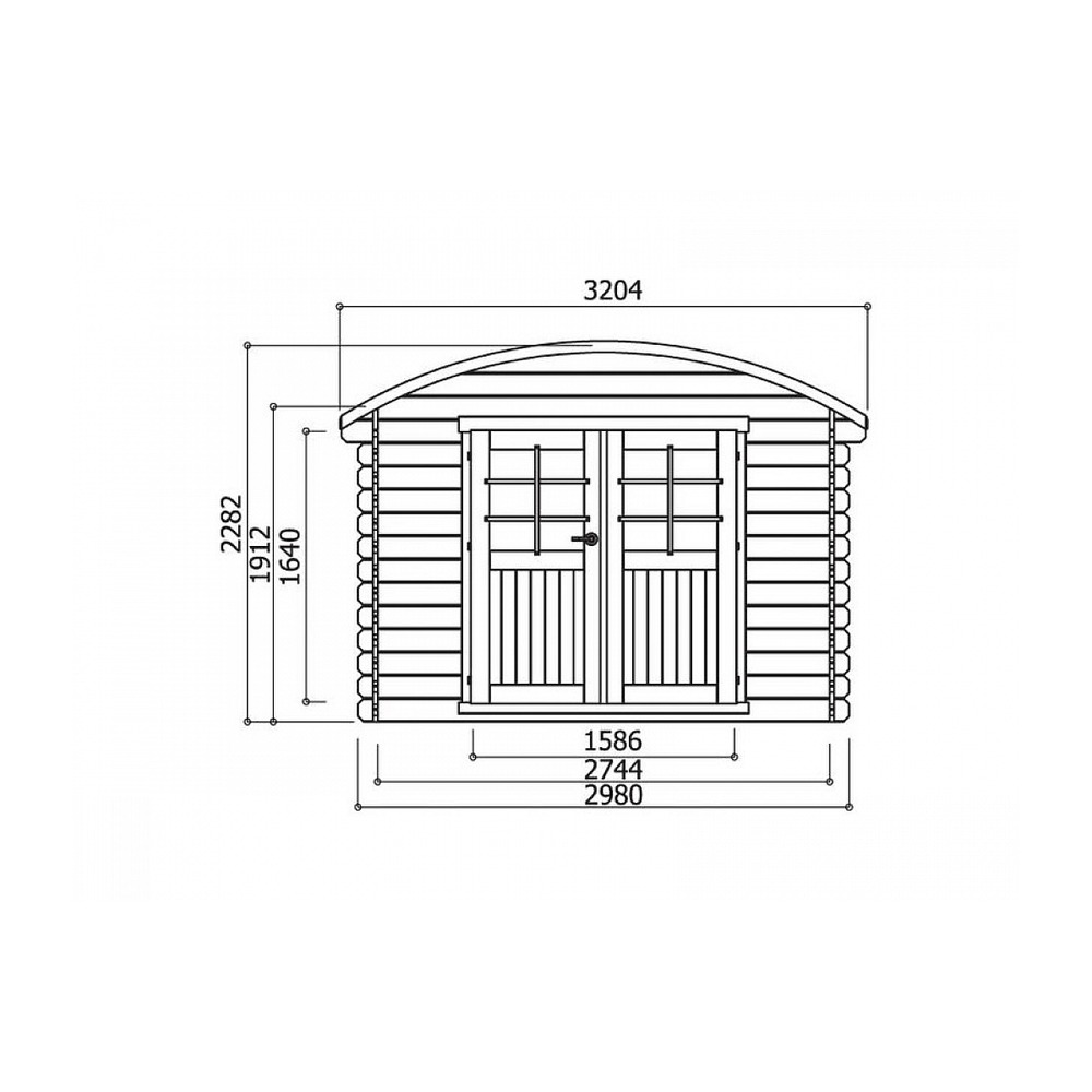 Abri de jardin maisonnette dainville