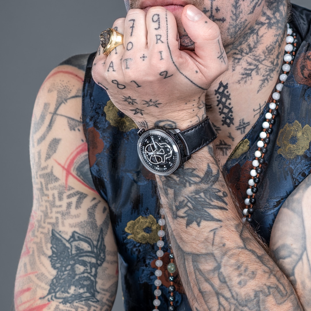 Bomberg BB-01 Automatic Black Skull