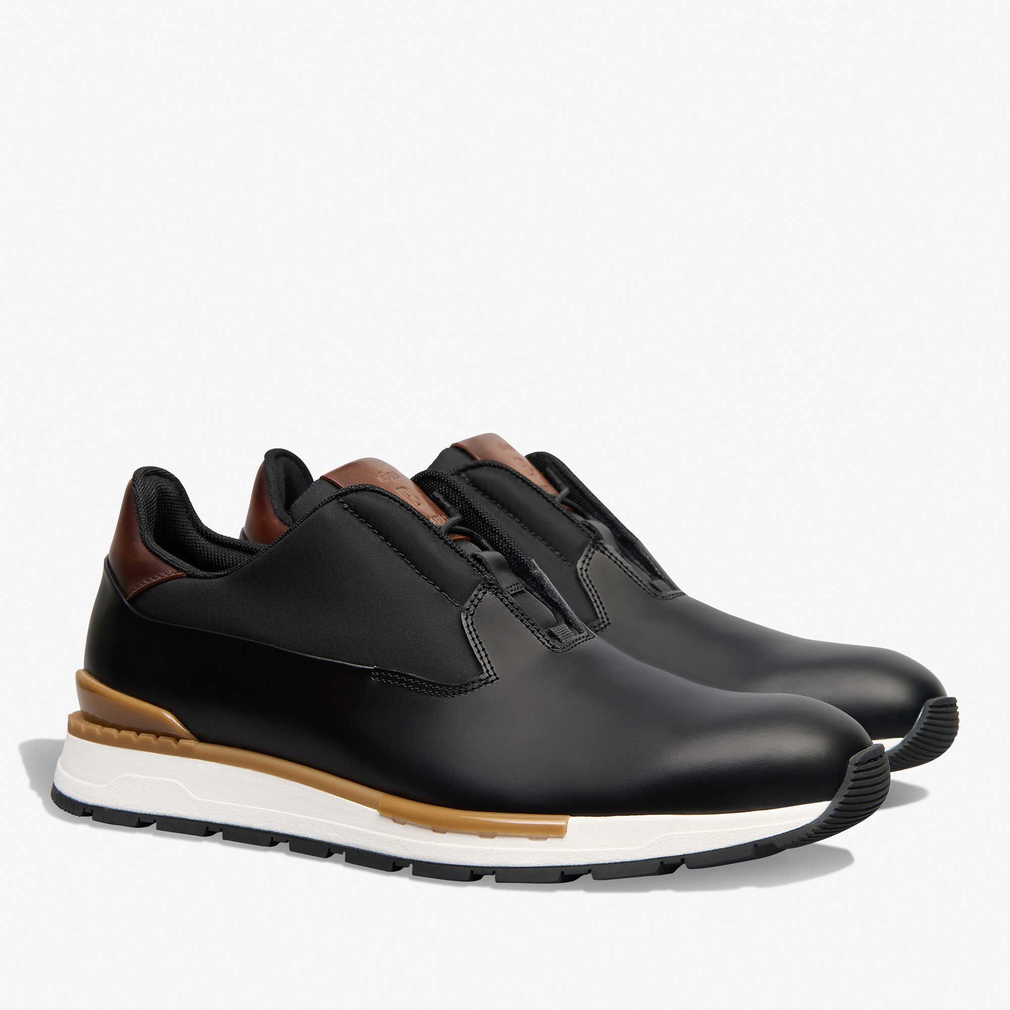 Sneaker Fast Track En Cuir De Veau Glace