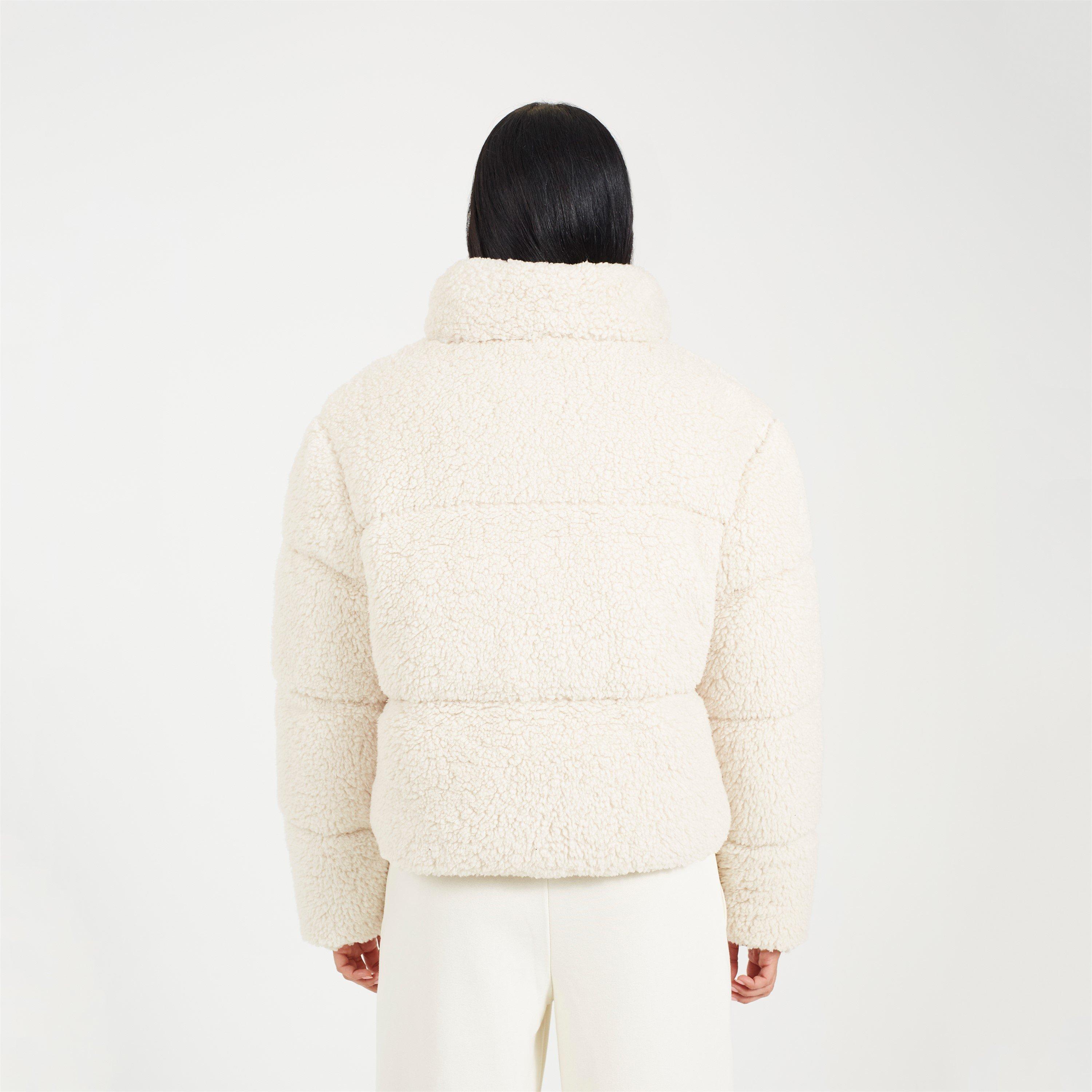 Be You Borg Borg Crop Puffer Jacket