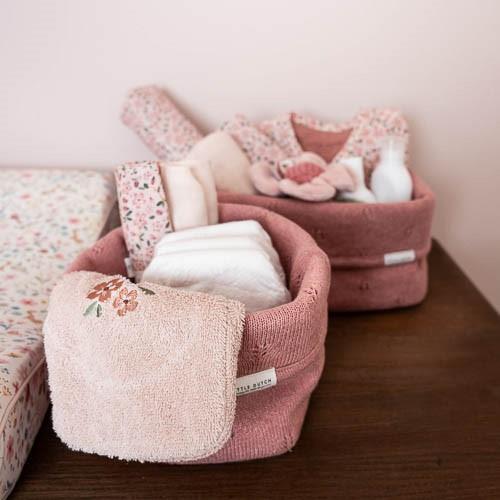 Commodemandje groot gebreid Pure Pink Blush kopen? | Little Dutch