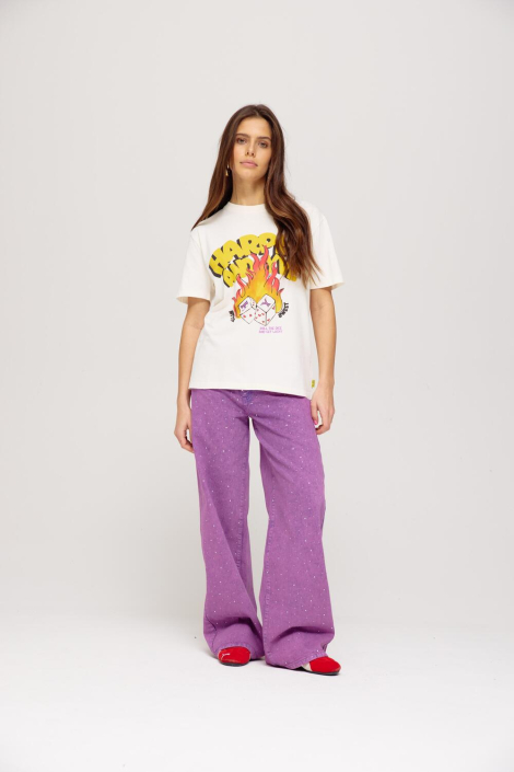 Harper & Yve ecru dames t-shirt