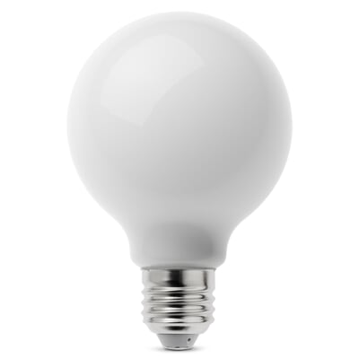 LED-Filament-Globelampe 80 mm E27, E 27 7 W, Opal