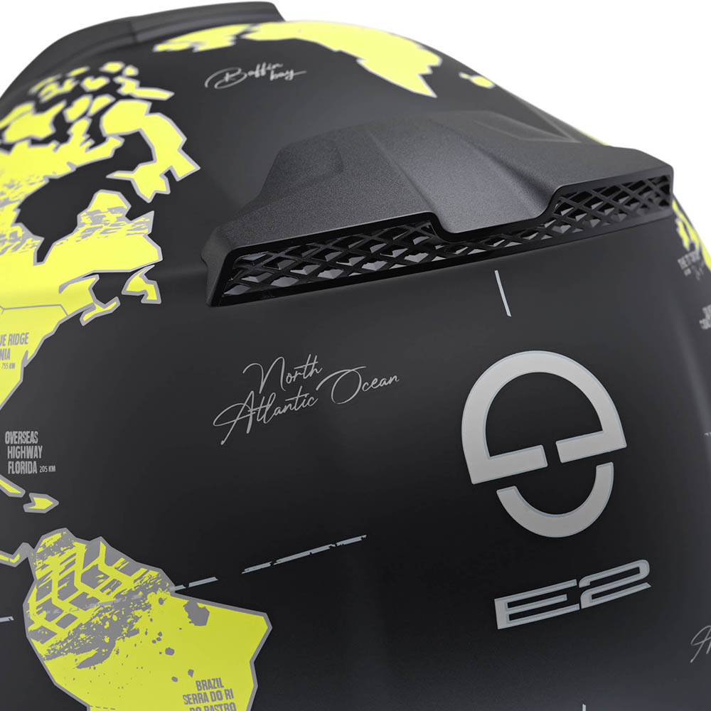 Schuberth - Casque E2 Atlas Noir / Jaune / Mat