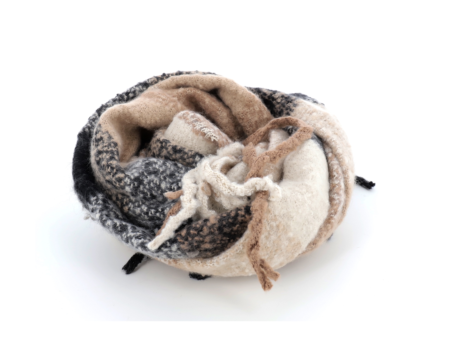 M brand-16260 Textile Beige Noir