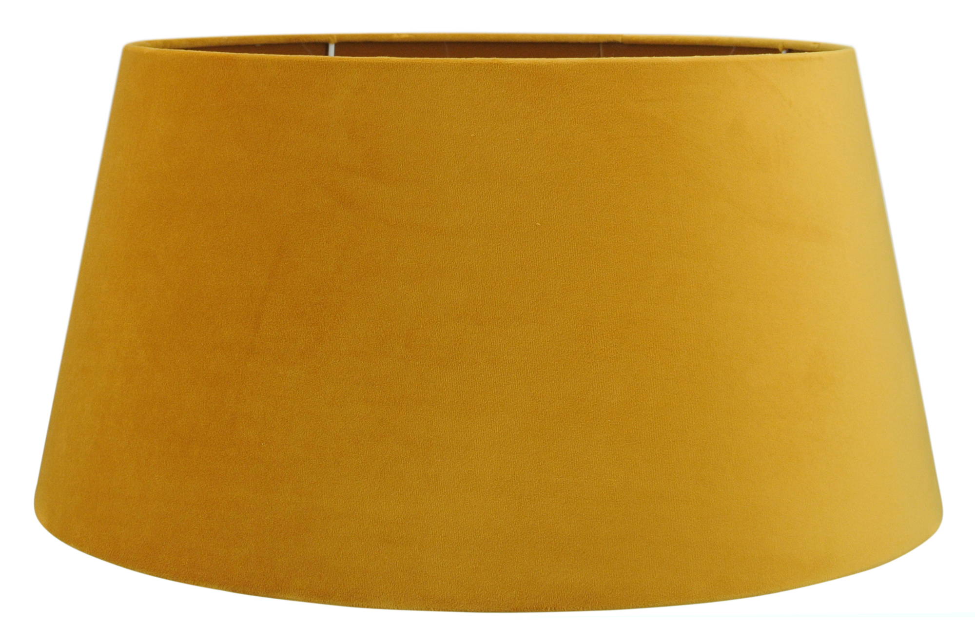 Staande lampenkap San Remo velours oker 40x32x22cm