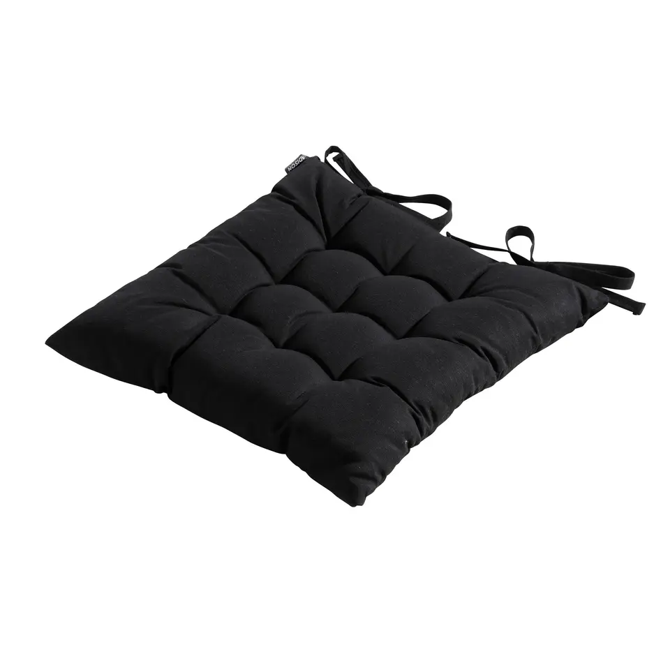 Madison - Zitkussen Toscane Panama black - Ca. 46x46 cm - Set van 4