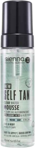 SiennaX Self Tan Clear Water Mousse, 190 ml