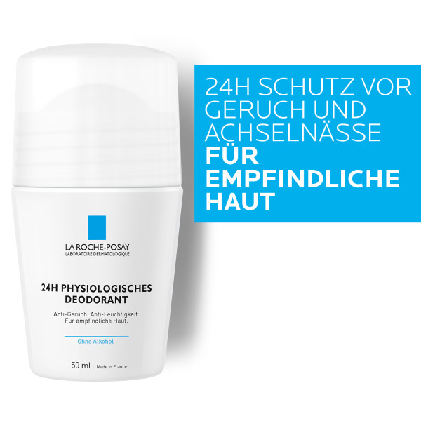 La Roche-Posay Deodorant physiologisch<br>50 ml, Roll-on