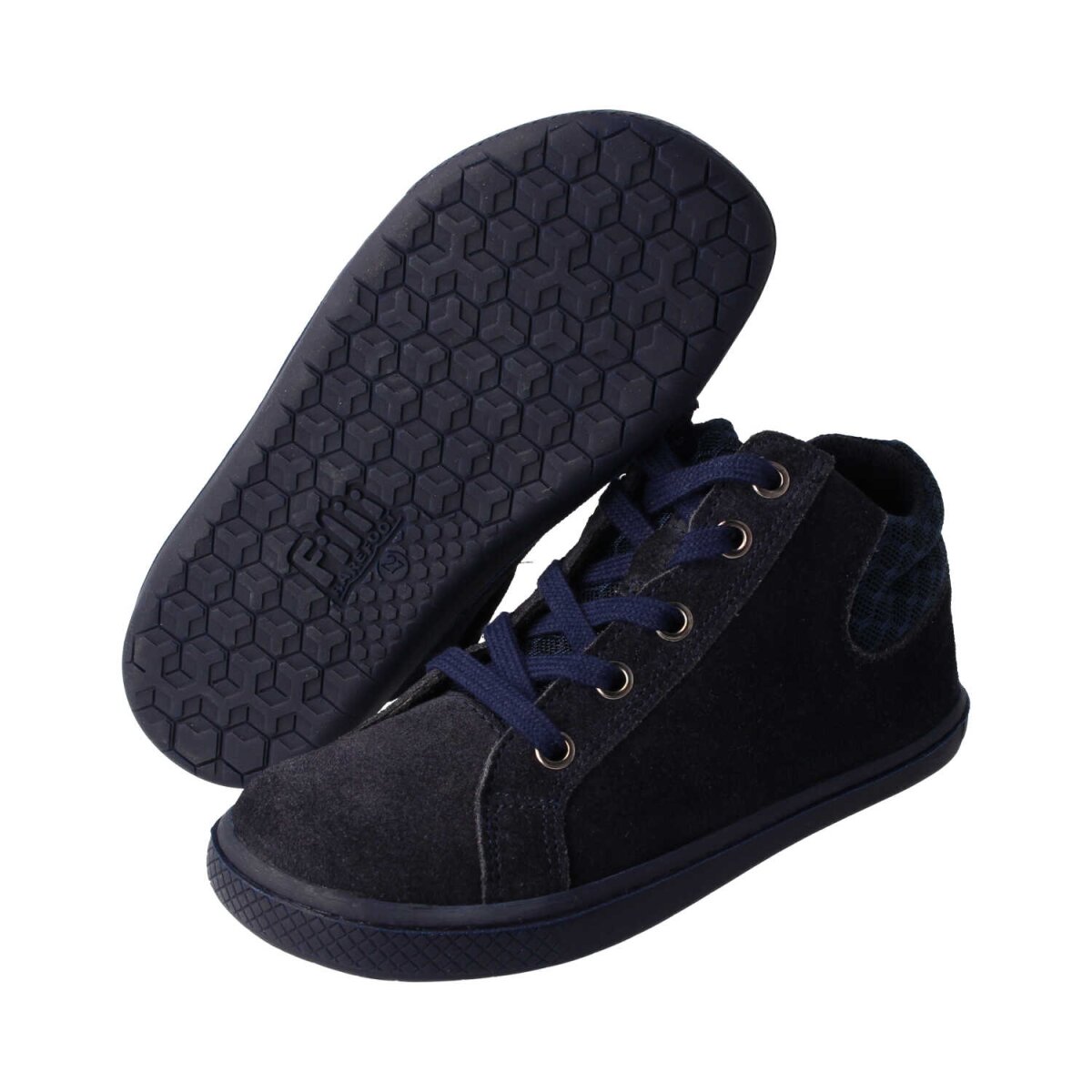 WL32051-2 navy STAY-HAPPY velours textil laces zipper Weite/W