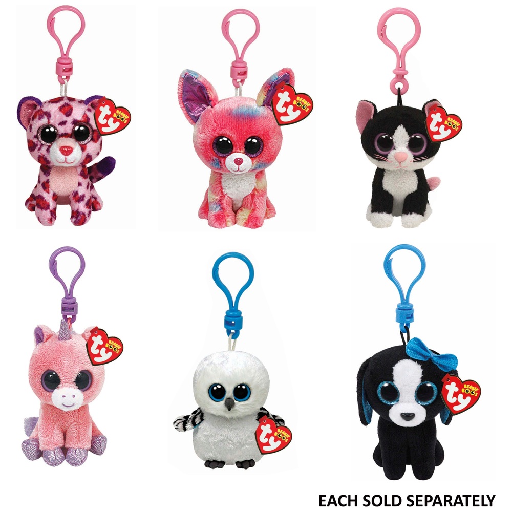 Ty Beanie Boo Haarspangen, sortiert, 8 cm