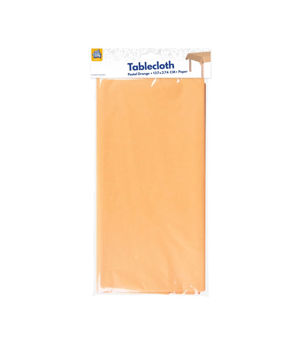 Oranje Tafelkleed Pastel 2,74m