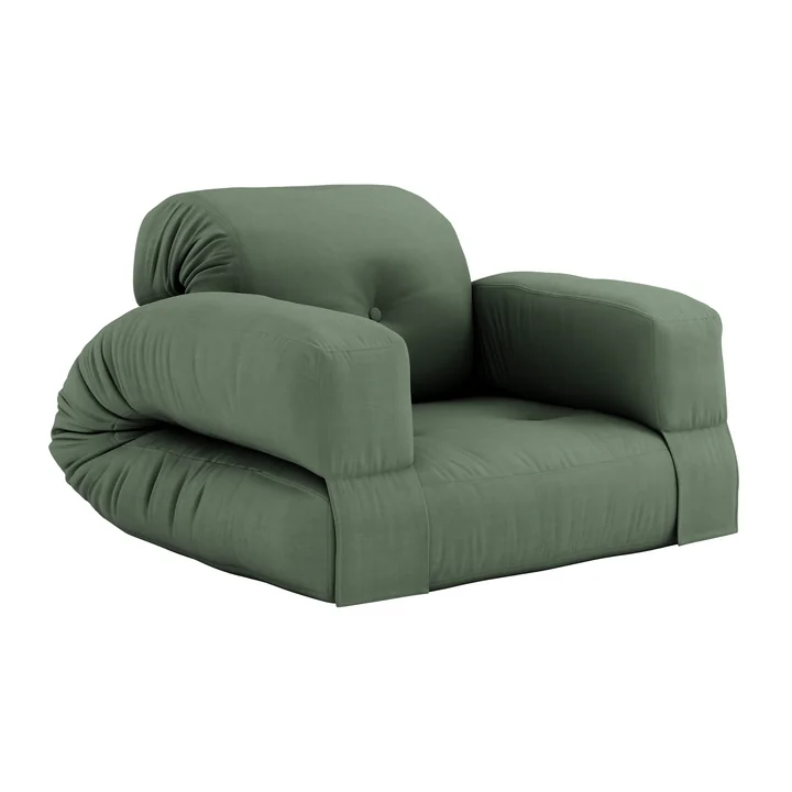 Karup Design - Hippo Sessel, 90 x 200 cm, olivgrün (756)