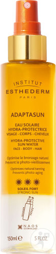 Institut Esthederm Adaptasun Eau Solaire Hydra-Protectrice Visage-Corps-Cheveux Soleil Fort 150ml