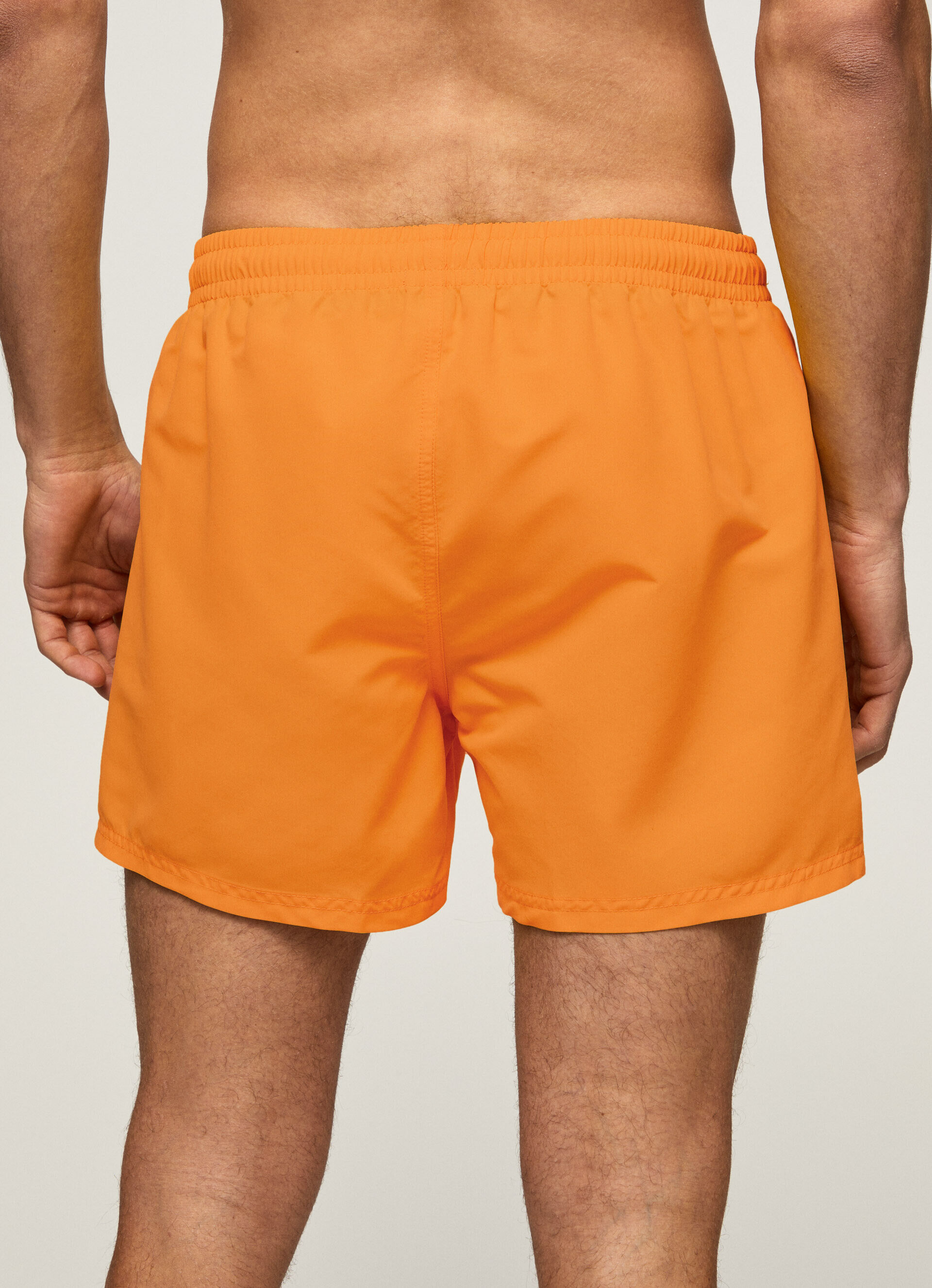 Maiô Finn Plain Bermuda - laranja