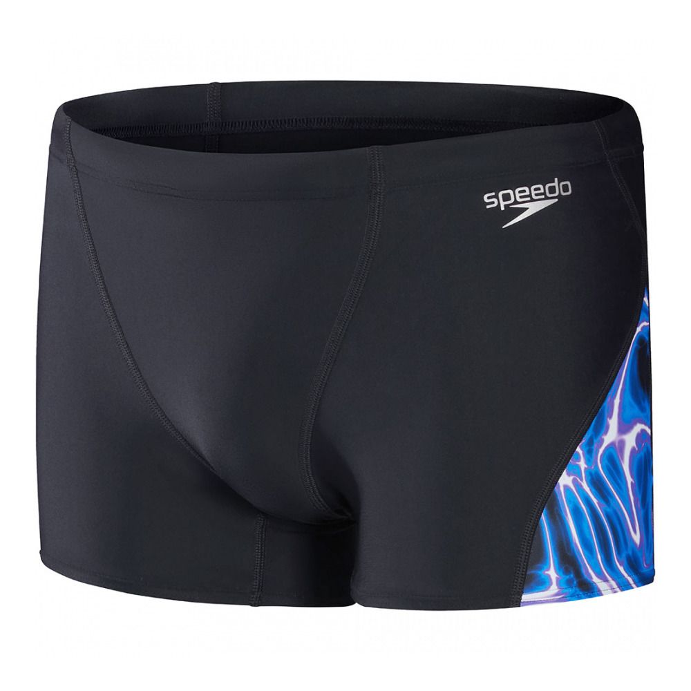 Speedo ALLOVER DIGI V-CUT - Boxer de bain Homme black/blue
