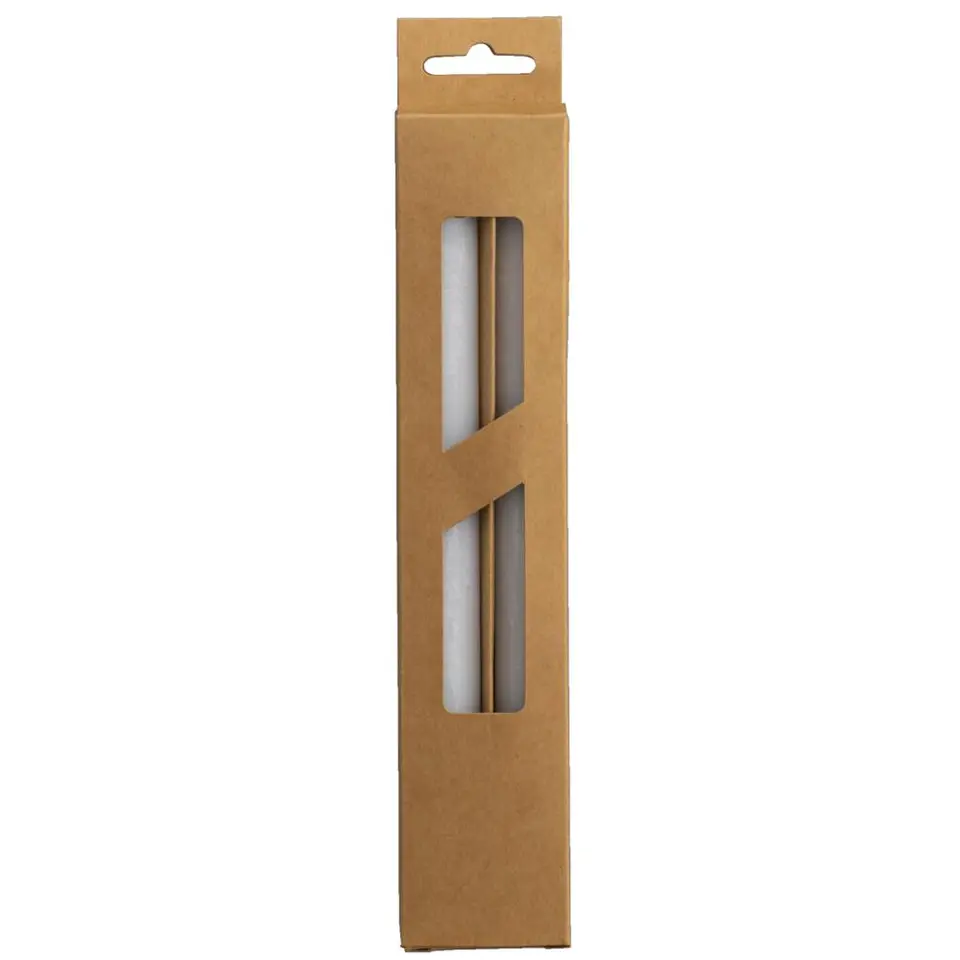 LED dinerkaarsen - wit - 25 cm - 2 stuks