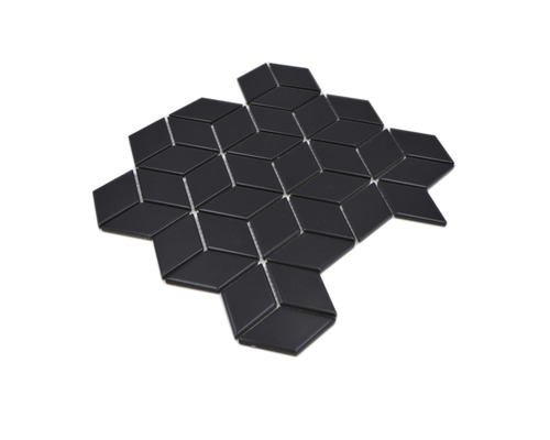 Keramisch mozaïek POV 05 zwart mat 26,6x30,5 cm