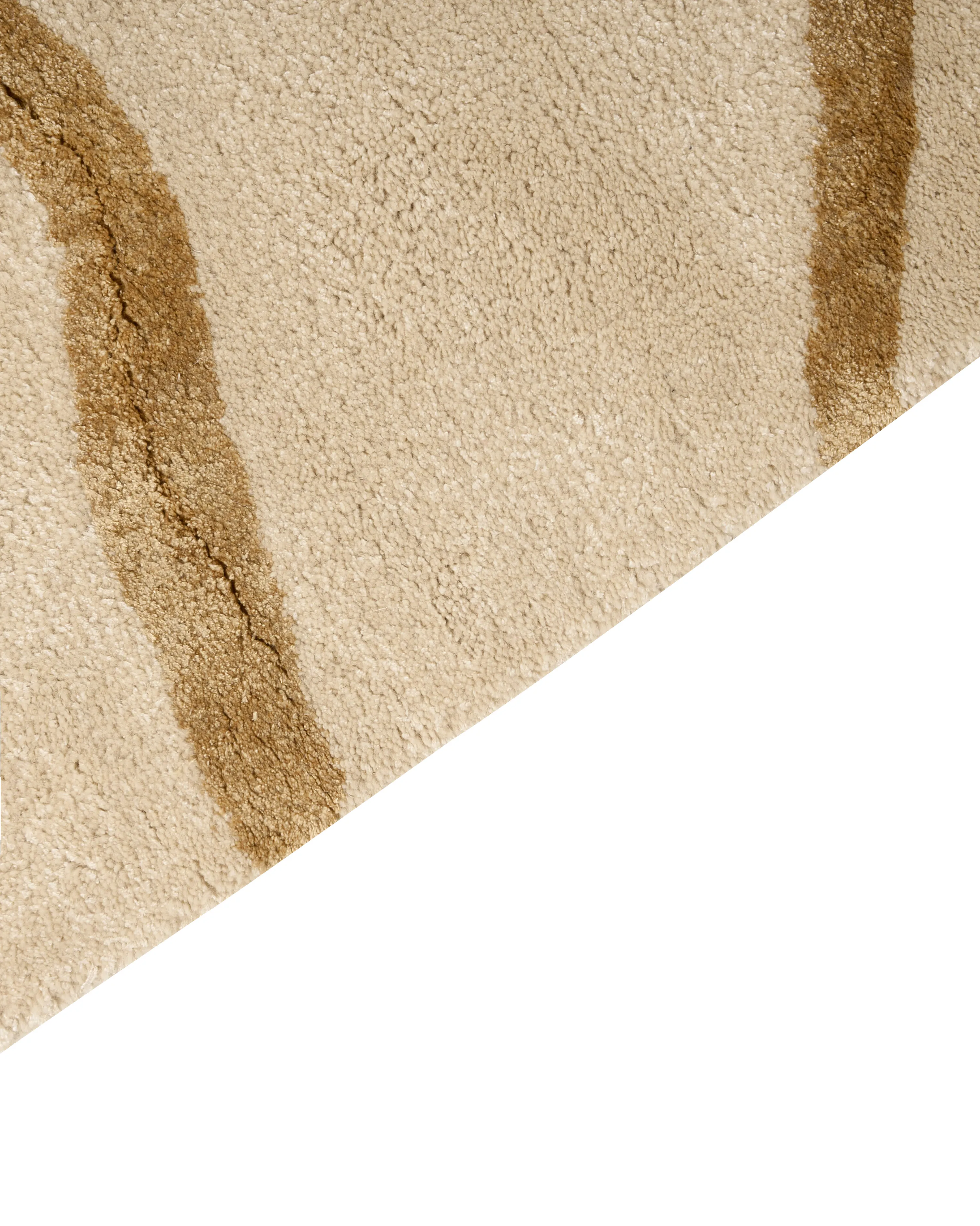 Vloerkleed MAKOLA Beige 160 x 230 cm Viscose
