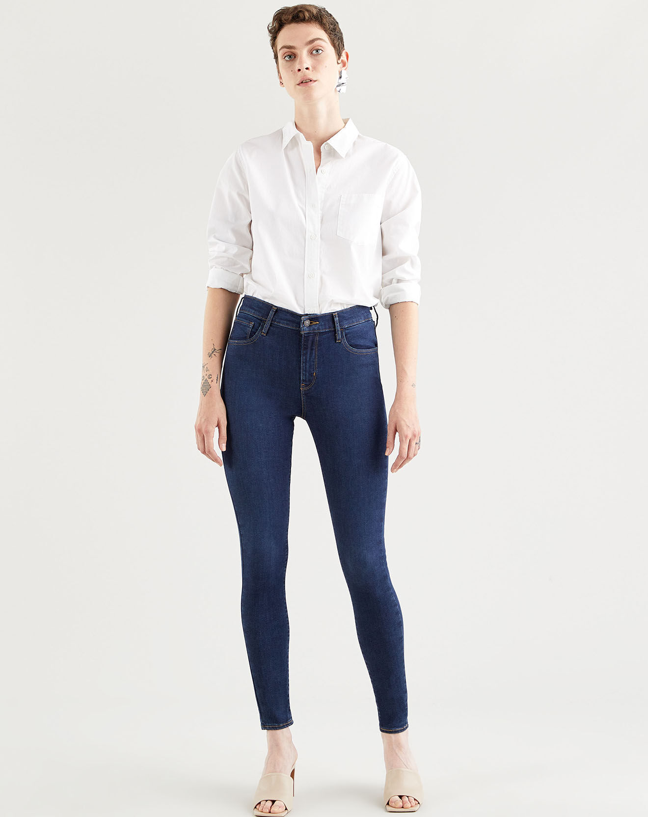 Levi's® Jean 720 Hirise Super Skinny sculpt Echo B bleu