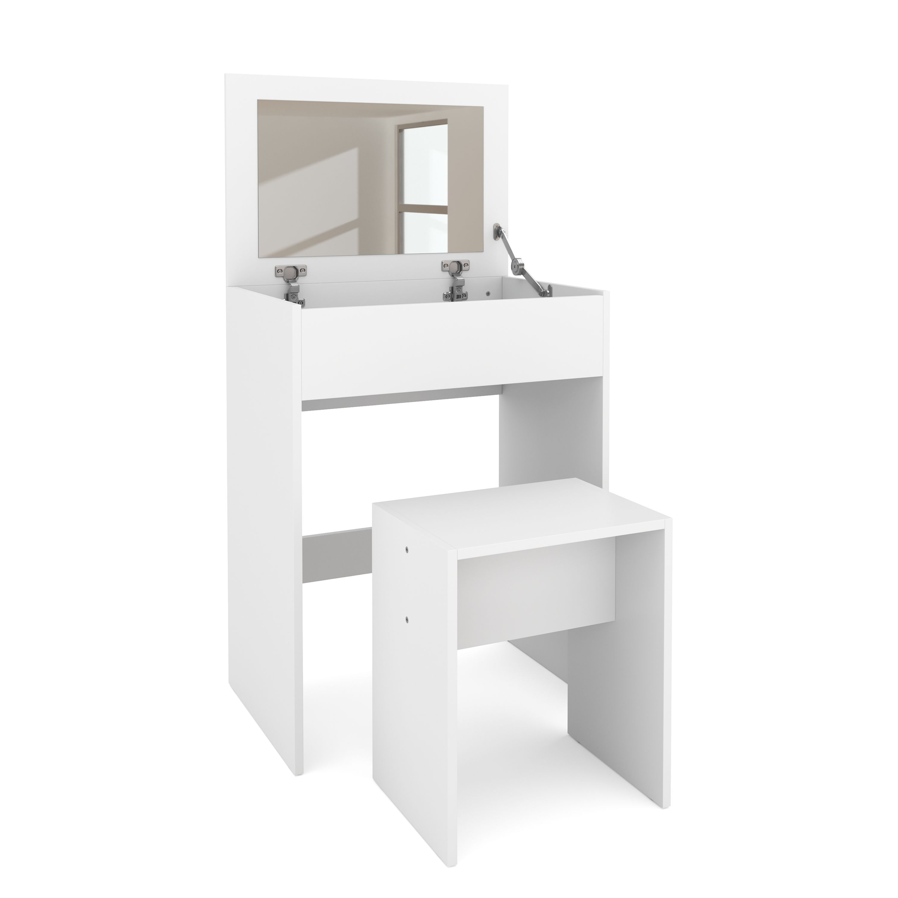 Schminktisch mit Hocker SUSAN weiss