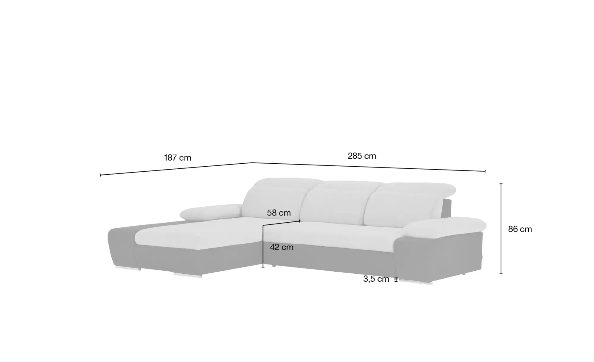 switch Ecksofa Avilla