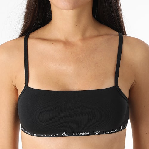 Lot De 2 Brassières Femme 1996 QF7215E Noir Gris Chiné