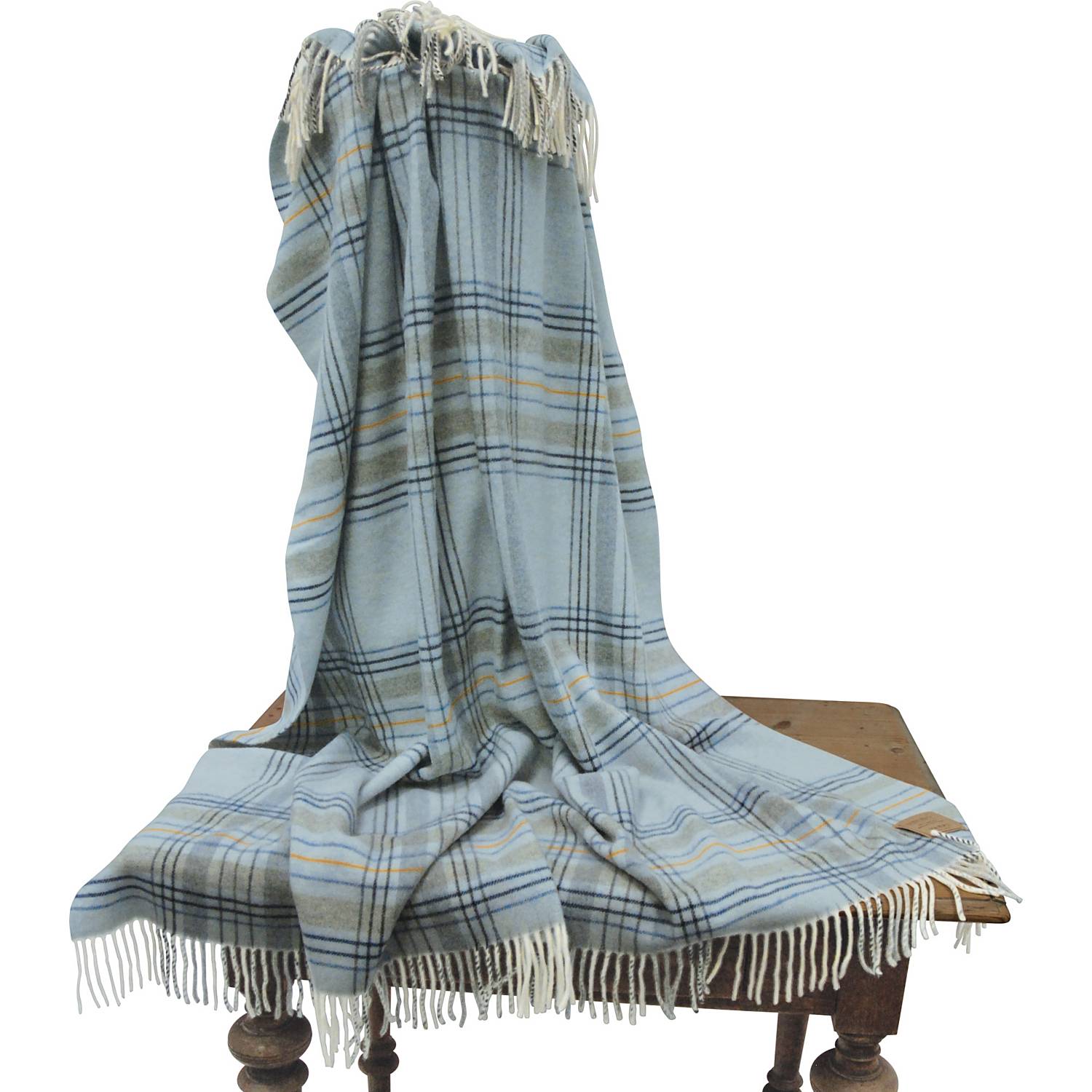 Steinbeck Lammwoll-Plaid 