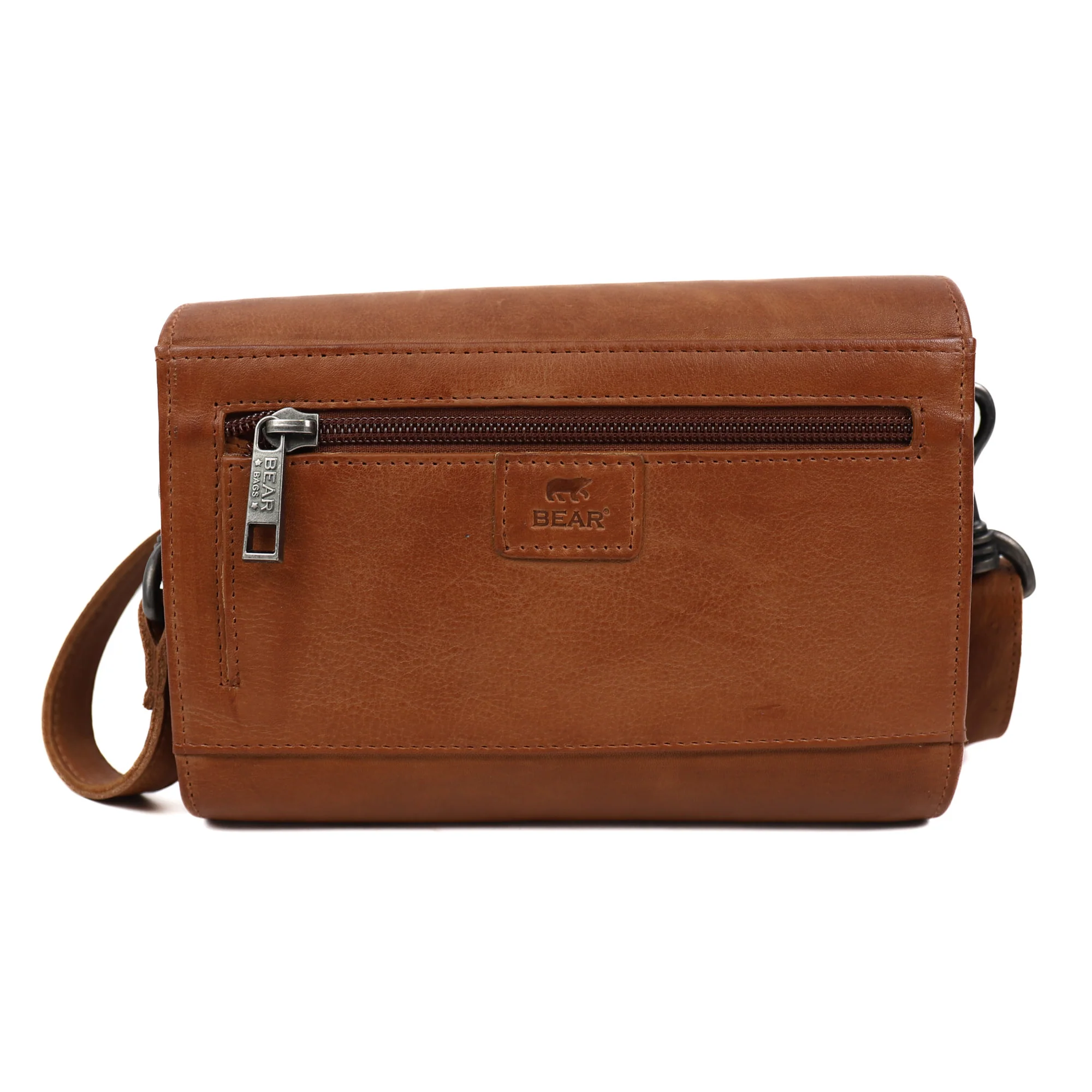 Bear Design Callisto Pelle Clutch/ Schoudertas Elly Cognac CP8042