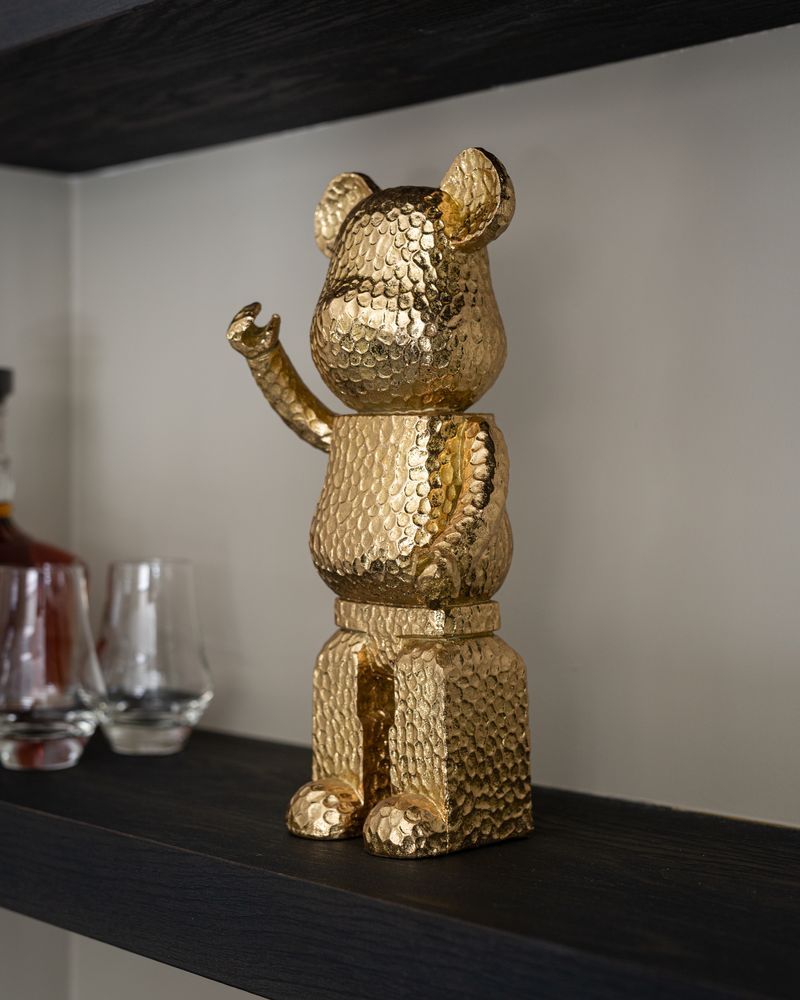 Beeld Gold 210841 Beer B14 x D10.5 x H30 cm