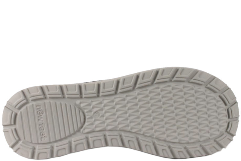 NEW FEET MØRKEBLÅ SKO I NUBUCK MED STRECH