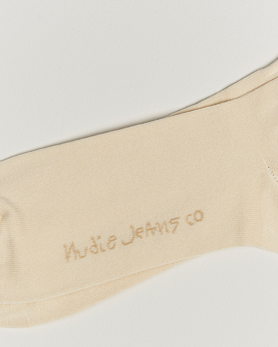 Nudie Jeans 3-pack Amundsson Tennis Socks Off White/Black