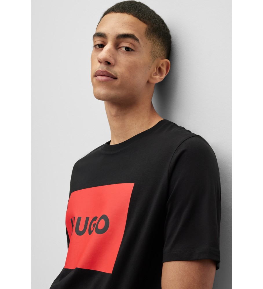 Camiseta preta HUGO Dulive