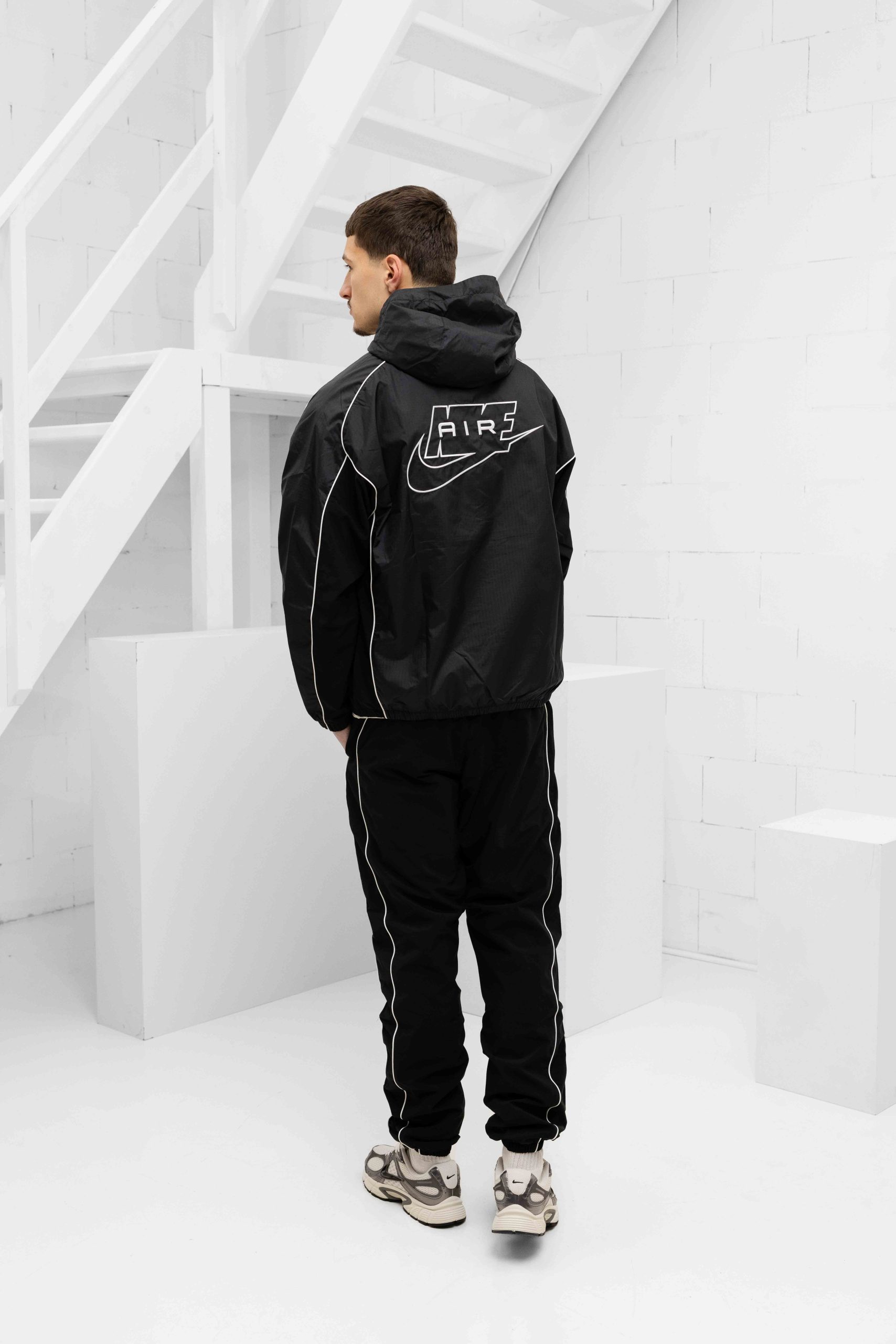 Nike Air Full-Zip Trainingspak Heren Zwart