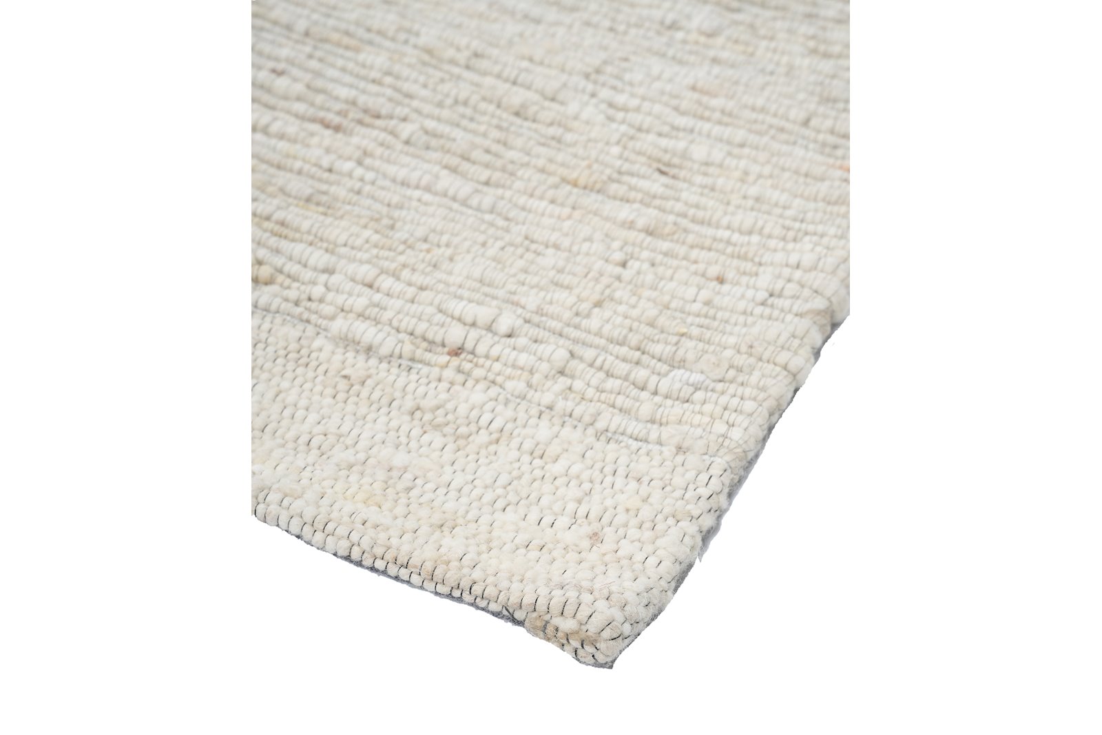Chennai gulvteppe 200x290 200x290cm offwhite polyester/ull håndvevd