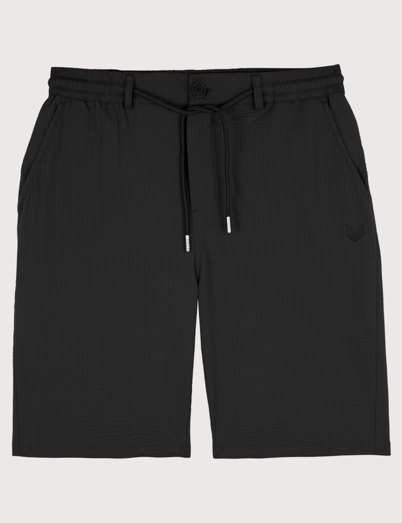 HBT WAFFLE | CHRIS SHORT BERMUDA NOIR