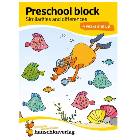 Hauschka Verlag Preschool block - Similarities & differences, DIN A5, englisch