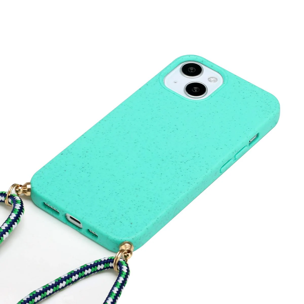 Handykette Hülle Handy Schutz für Apple iPhone 15 Case Cover Bumper Etuis Kette