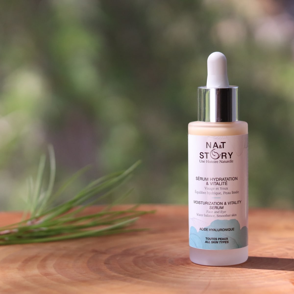 NA & T STORY Sérum Hydratation &  Vitalité à l’Acide Hyaluronique Visage &  Yeux Bio