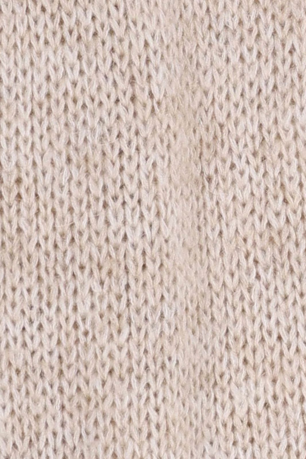 Beige gebreid vest