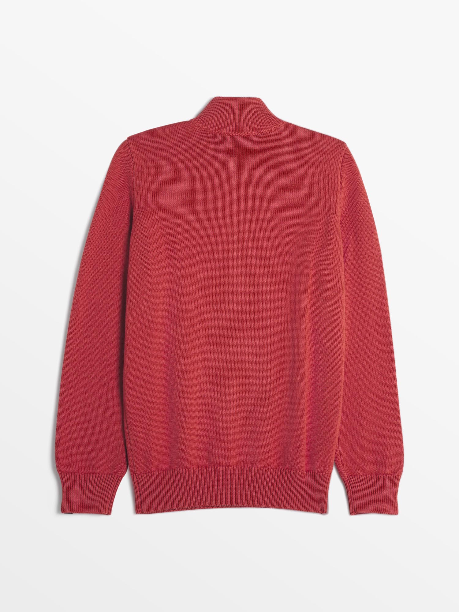 Pull Homme Col Camionneur Orange