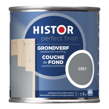 Histor Perfect Finish grondverf RAL 7037 grey 250 ml