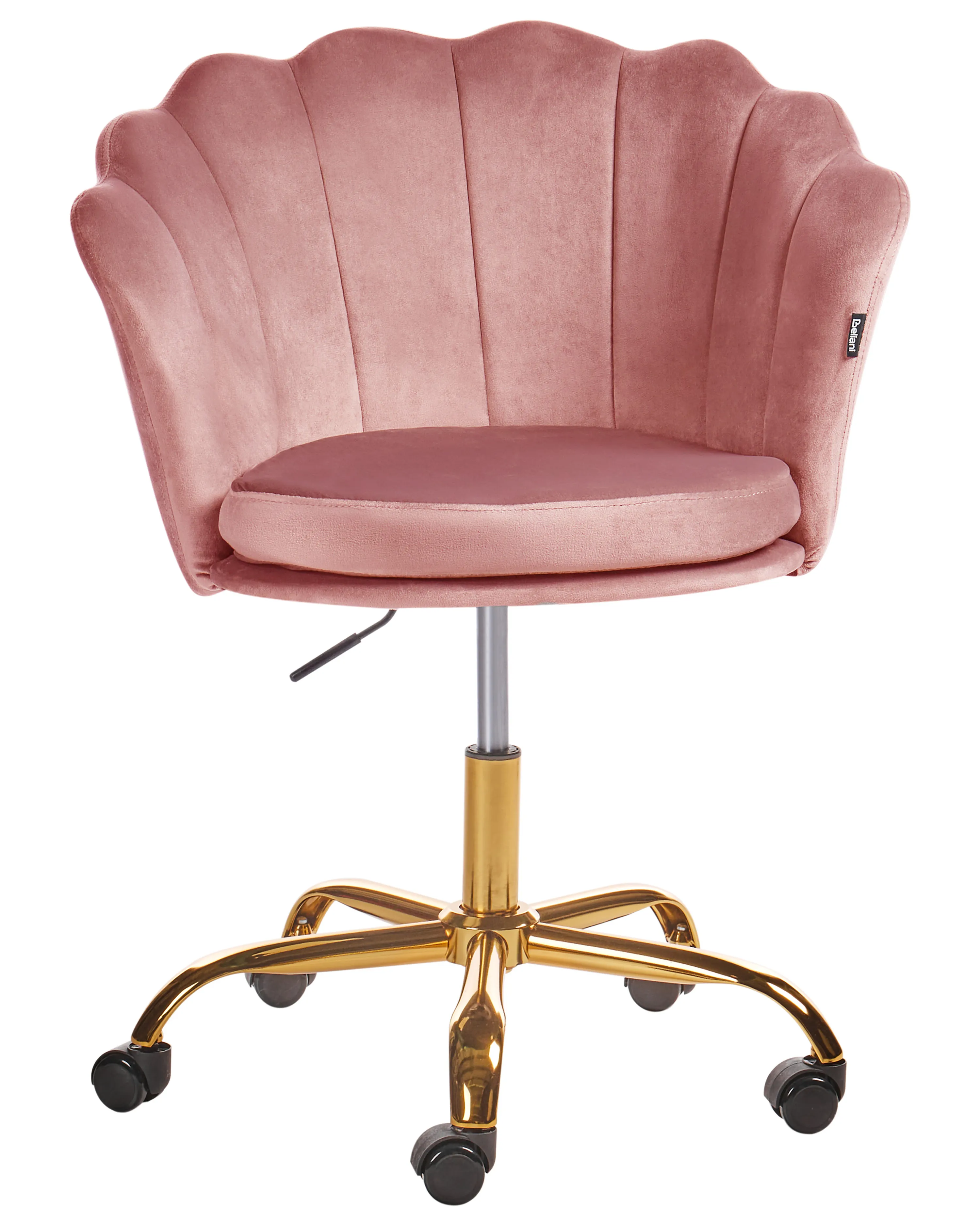 Bureaustoel MONTICELLO Fluweel Roze