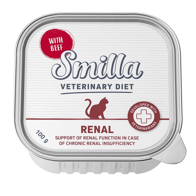 Smilla Veterinary Diet Renal bœuf pour chat