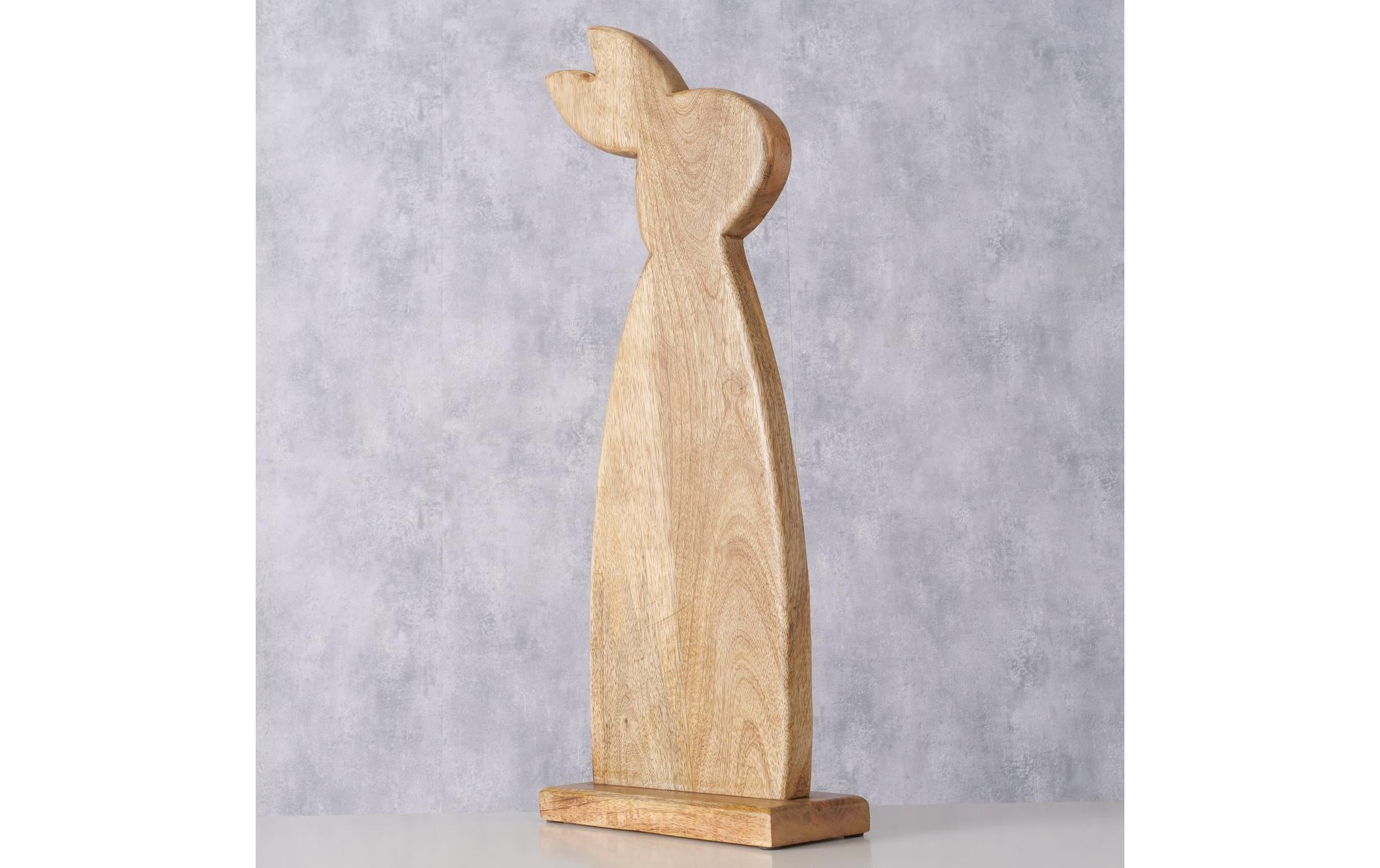 Aufsteller Hase Nesli 62 cm, MangoholzOsterdeko aus Holz