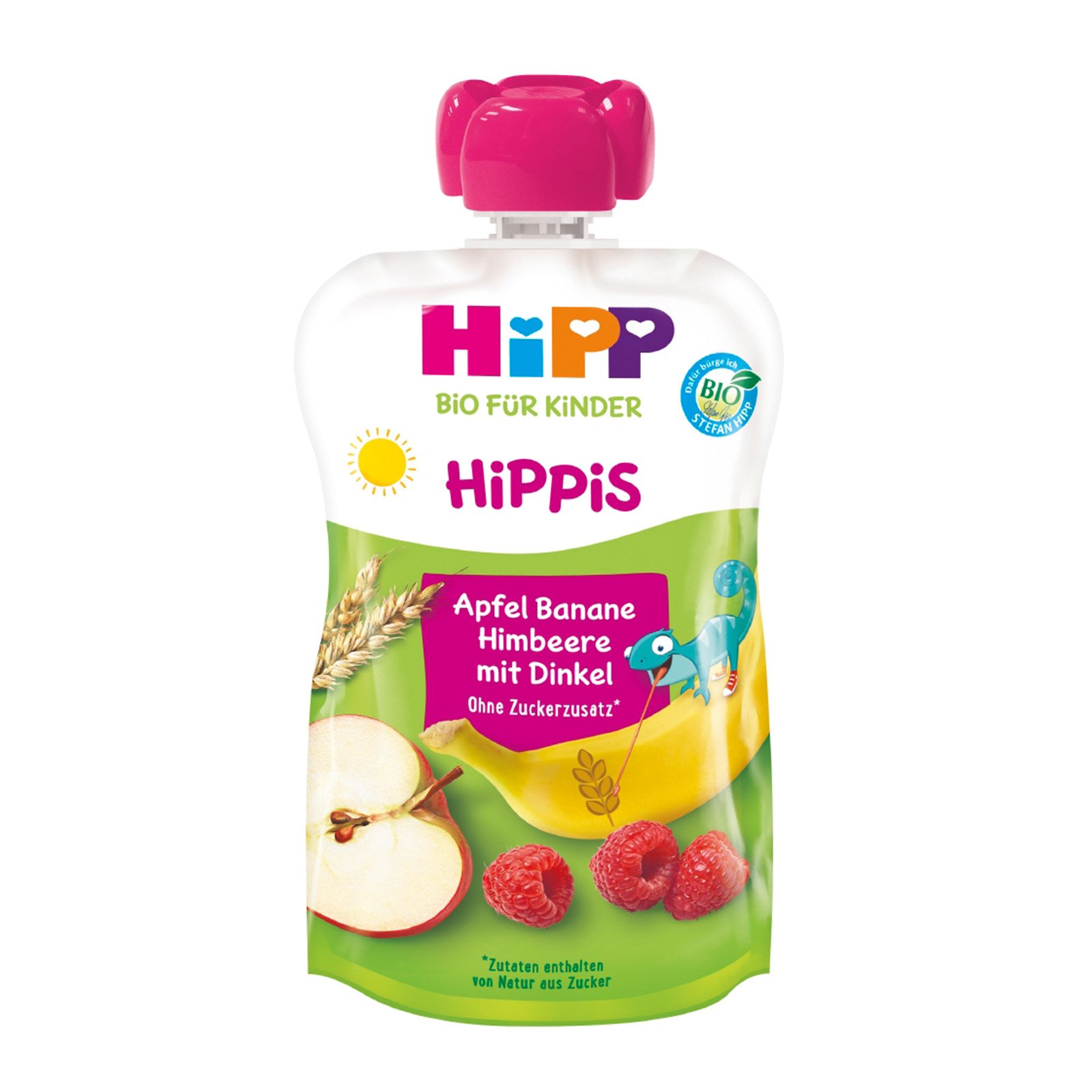 Hipp Hippis Apfel-Banane-Himbeere mit Dinkel