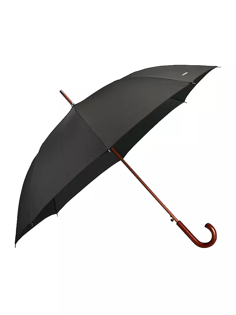 SAMSONITE Regenschirm WOOD CLASSIC Black schwarz