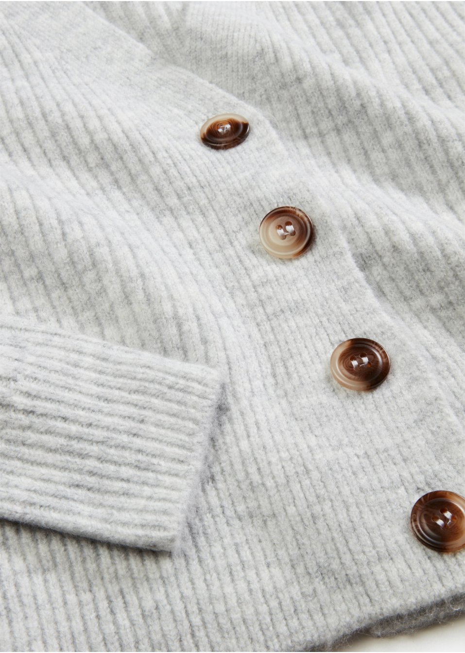 Gilet en maille poilue