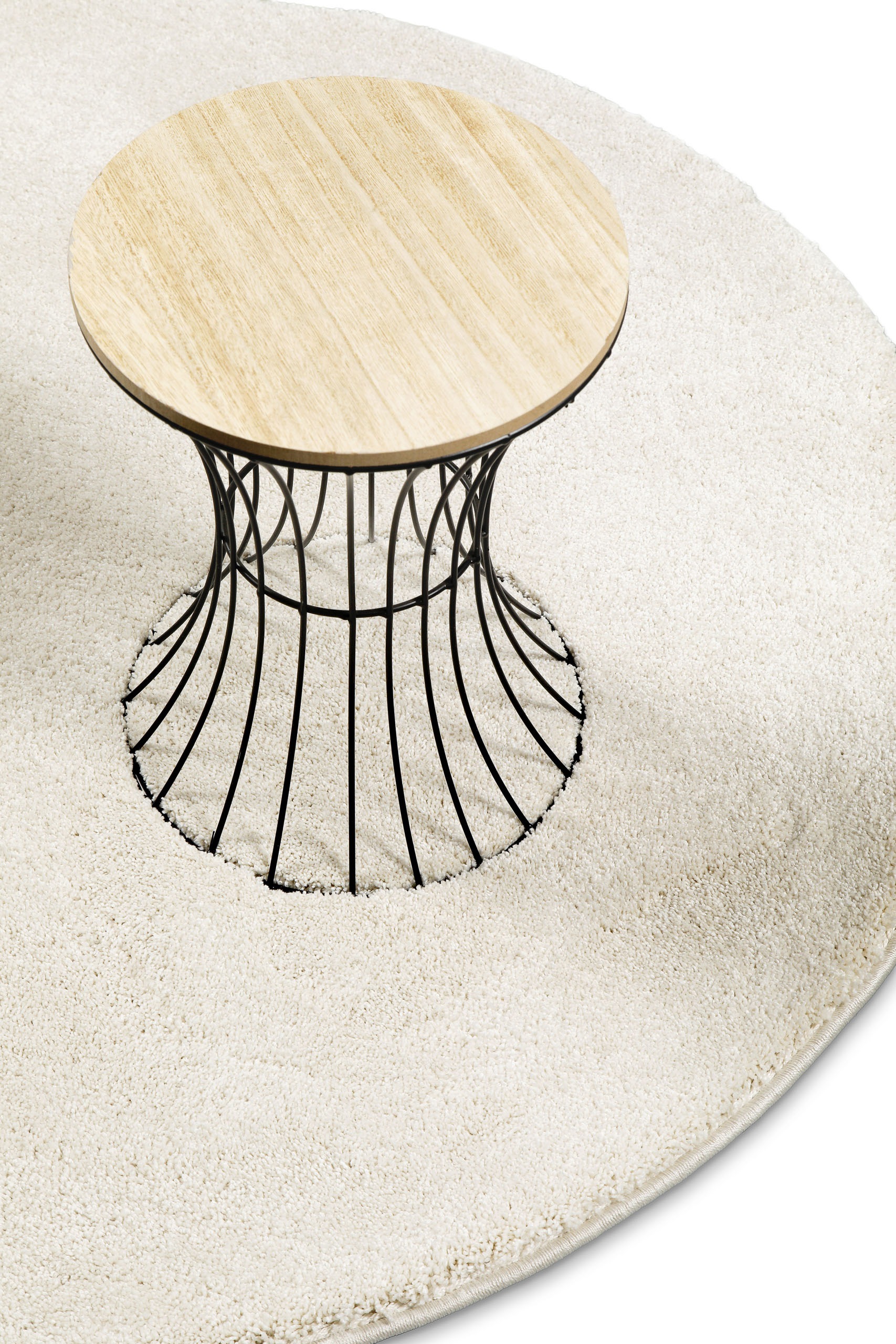 Wecon home Basics Hochflor-Teppich »Nova« rund 25 mm Höhe Shaggy, gewebt, robust, Wohnzimmer, Schlafzimmer